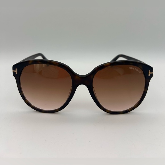 Tom Ford Tf 957-D Havana/Brown Grad Square 52F Sunglasses 58-20-145 main image 5